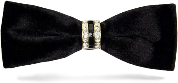 Vittorio Farina Velvet Bow Tie - vb-001 - Classy Cufflinks