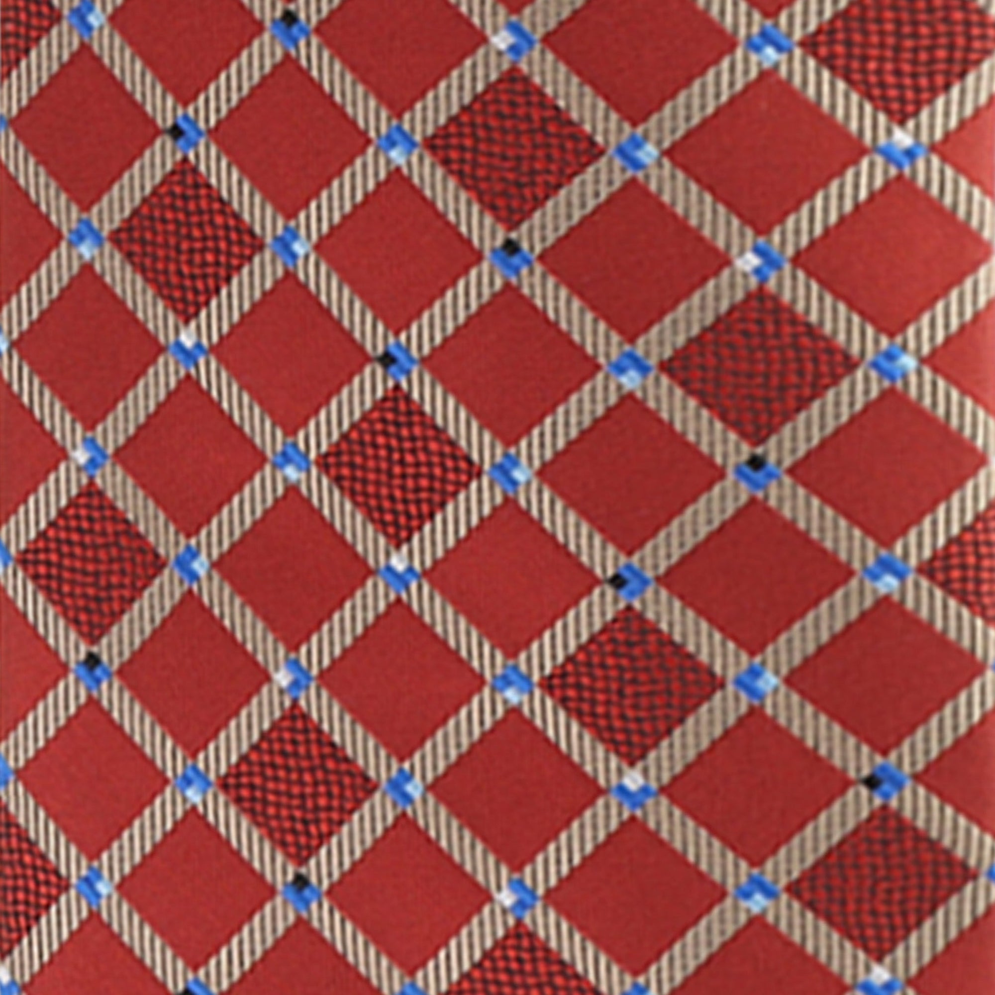 Vittorio Farina Geometric Designer Necktie & Pocket Square - NH-D-1320 - Classy Cufflinks