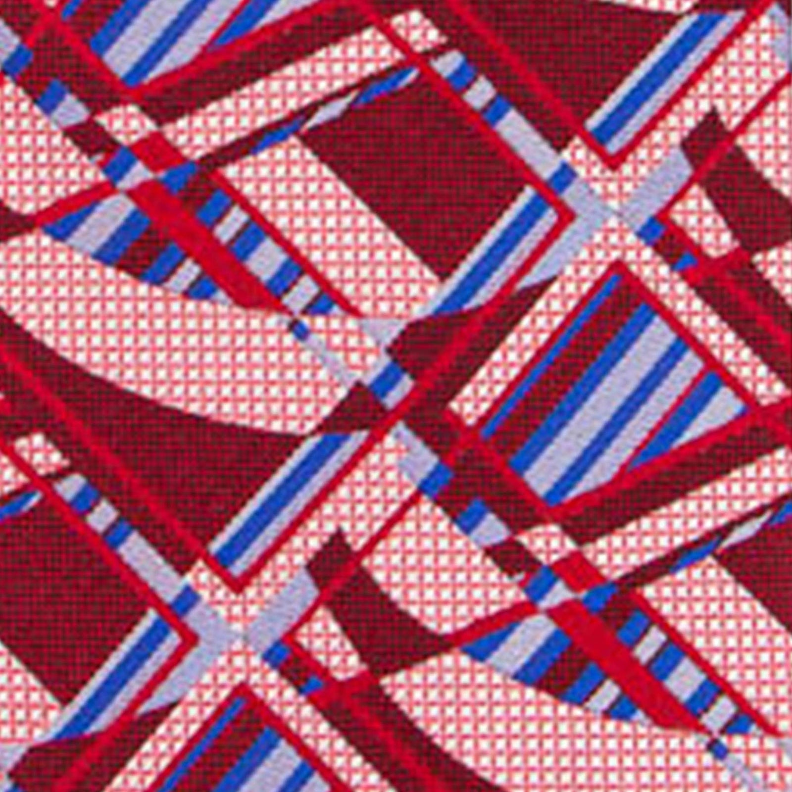 Vittorio Farina Geometric Designer Necktie & Pocket Square - NH-D-1034 - Classy Cufflinks
