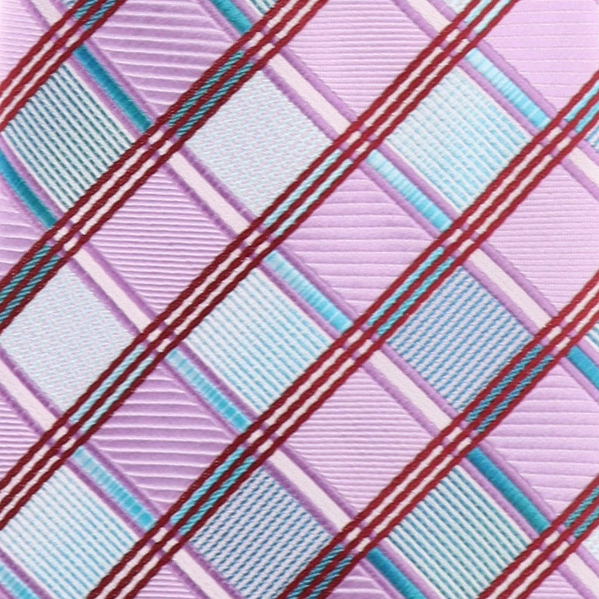 Vittorio Farina Geometric Designer Necktie & Pocket Square - NH-D-1163 - Classy Cufflinks