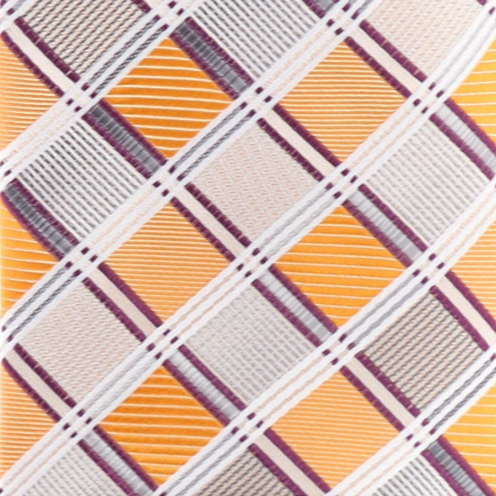 Vittorio Farina Geometric Designer Necktie & Pocket Square - NH-D-1164 - Classy Cufflinks