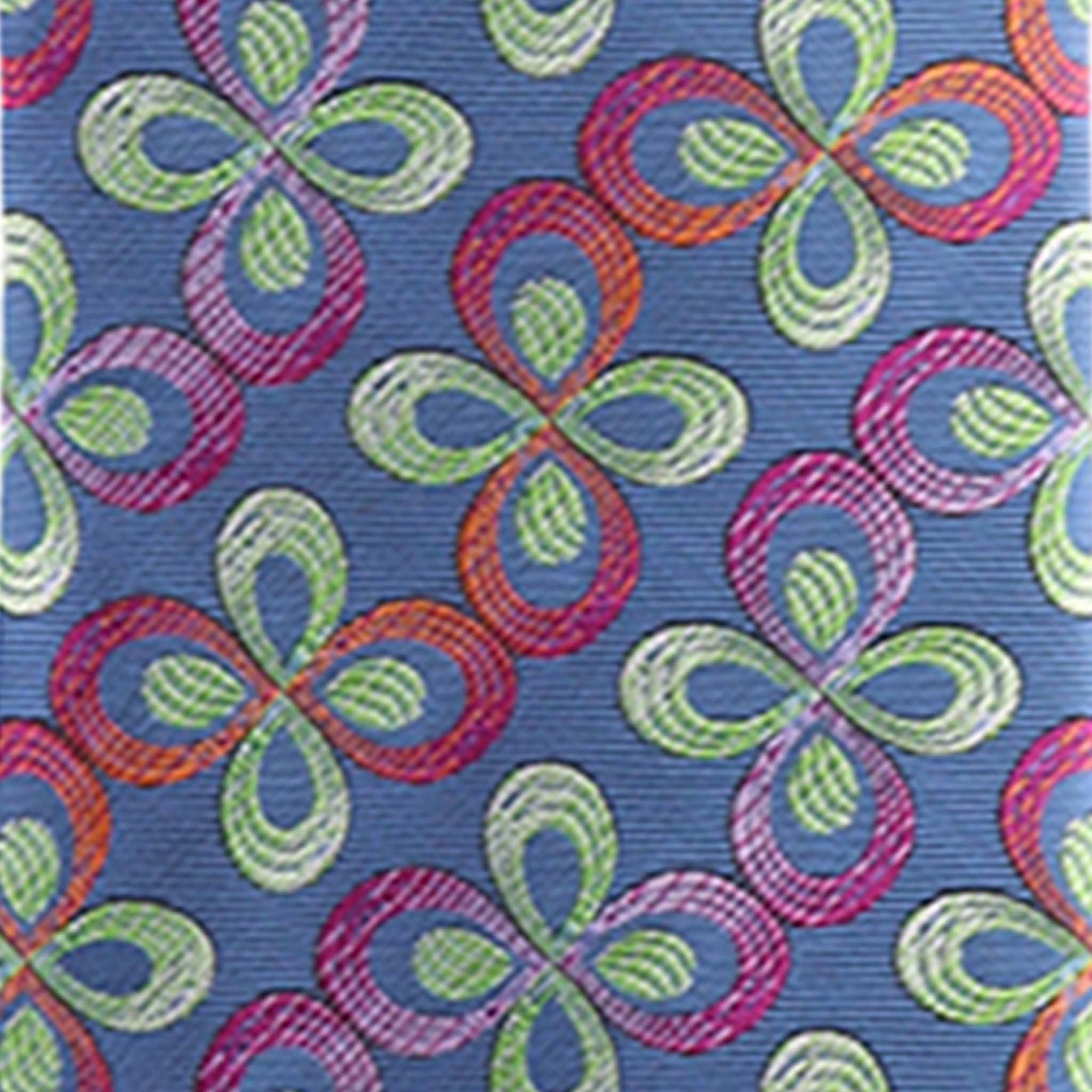 Vittorio Farina Floral Designer Necktie & Pocket Square - NH-D-1175 - Classy Cufflinks
