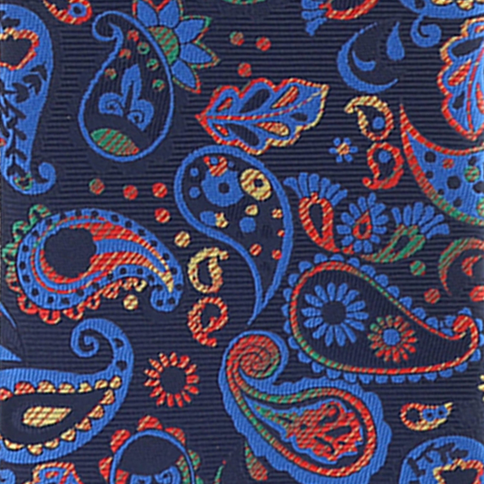 Vittorio Farina Paisley Designer Necktie & Pocket Square - NH-D-1247 - Classy Cufflinks