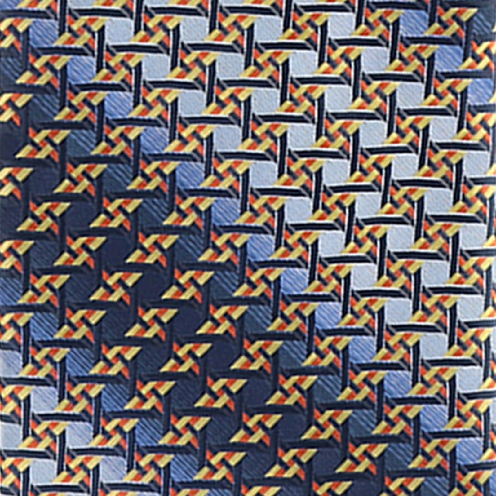 Vittorio Farina Geometric Designer Necktie & Pocket Square - NH-D-1251 - Classy Cufflinks