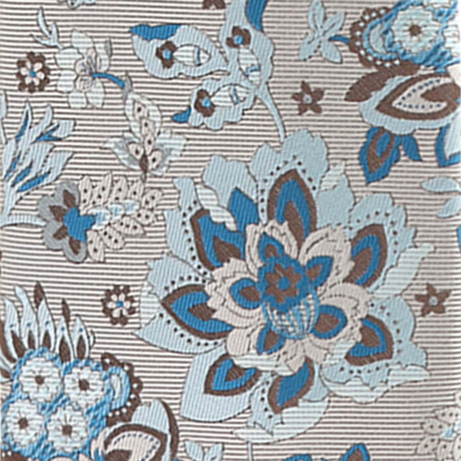 Vittorio Farina Floral Designer Necktie & Pocket Square - NH-D-1318 - Classy Cufflinks