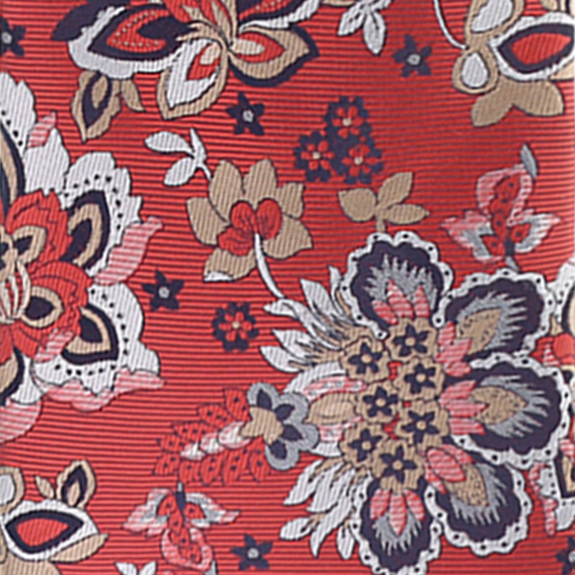 Vittorio Farina Floral Designer Necktie & Pocket Square - NH-D-1319 - Classy Cufflinks