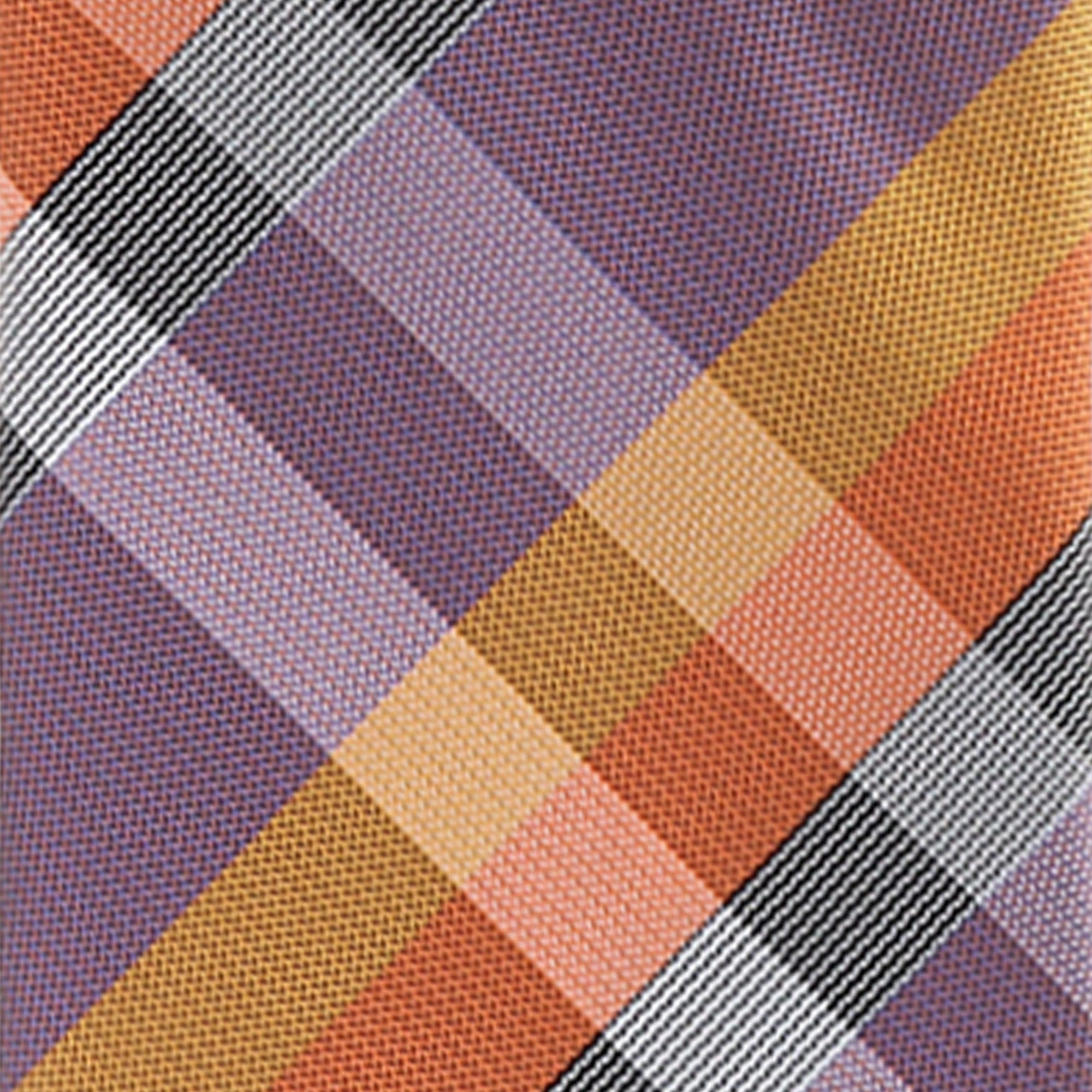 Vittorio Farina Geometric Designer Necktie & Pocket Square - NH-D-1332 - Classy Cufflinks