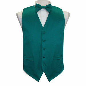 Vittorio Farina Solid Satin Vest Set (Black back) Var. 03 by Classy Cufflinks - 00840227802106 - Classy Cufflinks