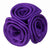 Vittorio Vico Men's Formal Trio Cluster Flower Lapel Pin by Classy Cufflinks - 150-purple - Classy Cufflinks