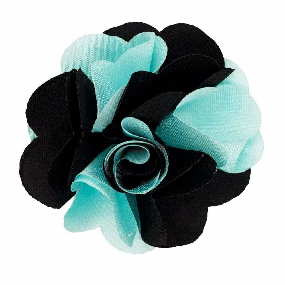 Vittorio Vico Mens Formal Two-Tone Flower Lapel Pin: Flower Pin Suit Accessories Pins for Suit or Tuxedo
