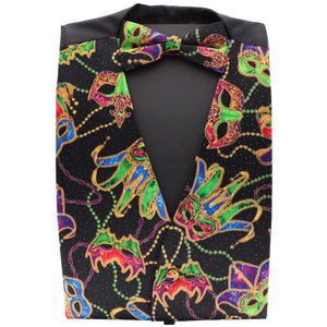 Vittorio Farina Mardi Gras Vest & Bow Tie ONLY Ver 1. by Classy Cufflinks