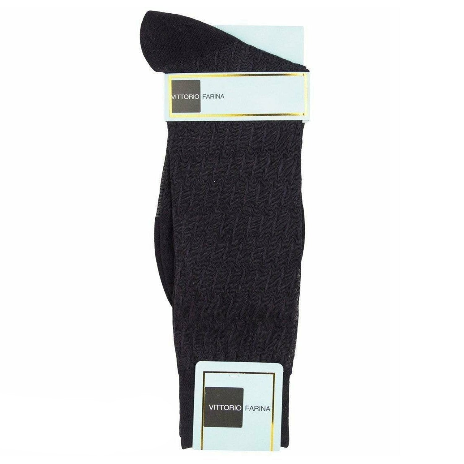 Vittorio Farina Men's Vibrant Colorful Anklet Socks (Retail) by Classy Cufflinks - ank-black-s3-3 - Classy Cufflinks