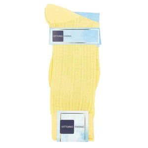 Vittorio Farina Men's Vibrant Colorful Anklet Socks (Retail) by Classy Cufflinks - ank-maize-3 - Classy Cufflinks