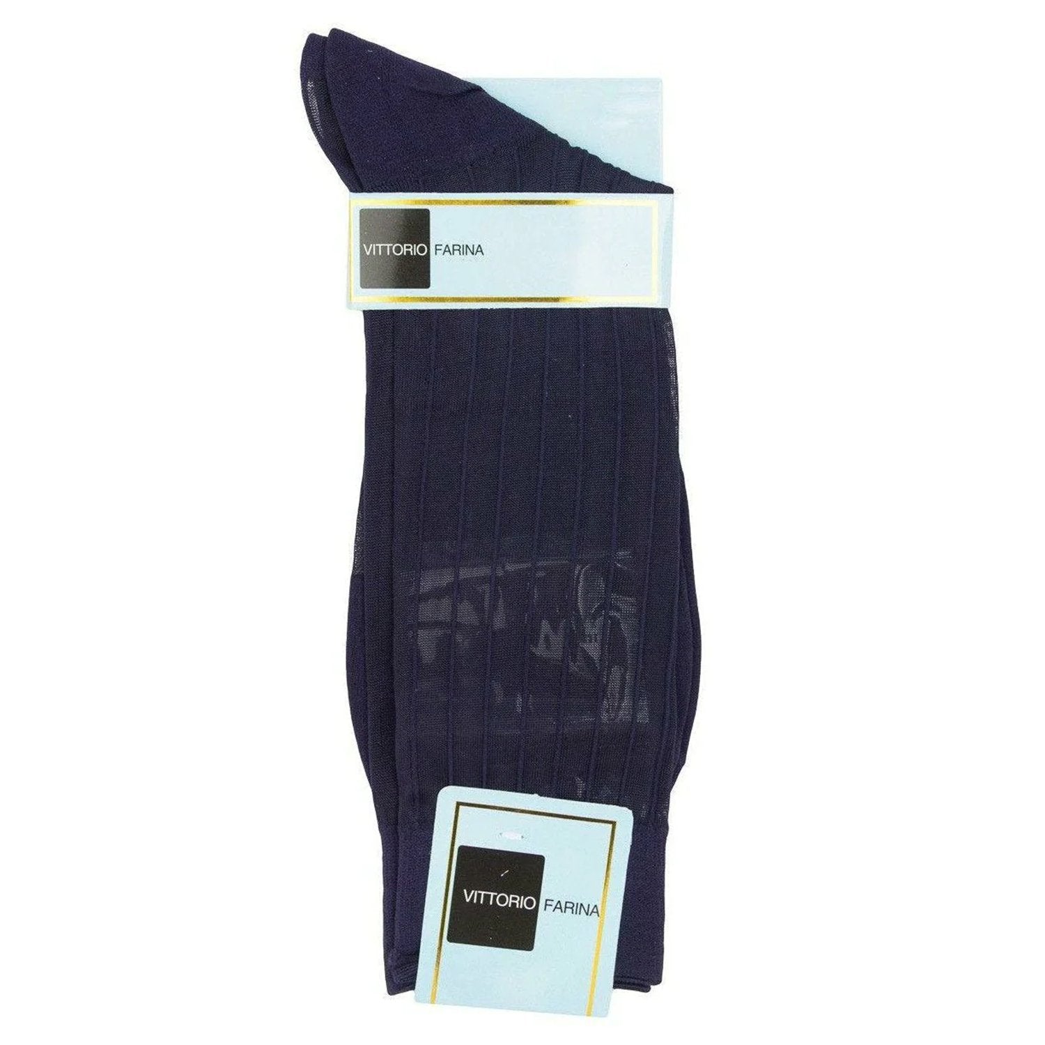Vittorio Farina Men's Vibrant Colorful Anklet Socks (Retail) by Classy Cufflinks - ank-navy-3 - Classy Cufflinks