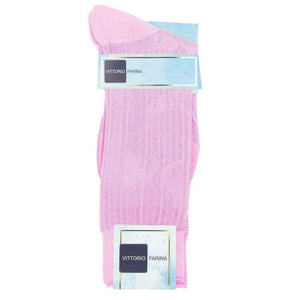 Vittorio Farina Men's Vibrant Colorful Anklet Socks (Retail) by Classy Cufflinks - ank-pink-3 - Classy Cufflinks