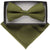 Vittorio Farina Classic Bow Tie & Pocket Square by Classy Cufflinks - basic-bow-tie-hanky-olive - Classy Cufflinks