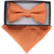 Vittorio Farina Classic Bow Tie & Pocket Square by Classy Cufflinks - basic-bow-tie-hanky-UT-orange - Classy Cufflinks