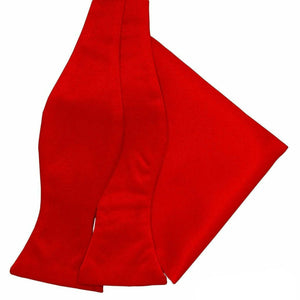 Vittorio Farina Solid Self Tie Bow Tie & Pocket Square by Classy Cufflinks