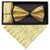 VITTORIO FARINA Rhinestone Bowtie & Pocket Square by Classy Cufflinks - bhr-009 - Classy Cufflinks