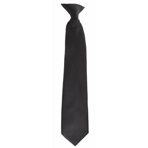Vittorio Farina Boy's Clip Necktie by Classy Cufflinks - boys clip black 16in - Classy Cufflinks