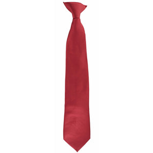 Vittorio Farina Boy's Clip Necktie by Classy Cufflinks - boys clip burgundy 16in - Classy Cufflinks