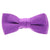 Vittorio Farina Boy's Solid Silky Bow Tie by Classy Cufflinks - boys-med purple - Classy Cufflinks