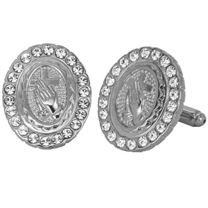 Vittorio Vico Gold & Silver Religious Cufflinks (CL3000 Series) by Classy Cufflinks