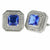 Vittorio Vico Square Colored Crystal Diamond Set Cufflinks (CL 71XX) by Classy Cufflinks - CL-7107 - Classy Cufflinks