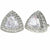 Vittorio Vico Triangular Crystal Diamond Set Cufflinks (CL 72XX) by Classy Cufflinks - CL-7203 - Classy Cufflinks