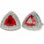 Vittorio Vico Triangular Crystal Diamond Set Cufflinks (CL 72XX) by Classy Cufflinks - CL-7205 - Classy Cufflinks