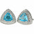 Vittorio Vico Triangular Crystal Diamond Set Cufflinks (CL 72XX) by Classy Cufflinks - CL-7217 - Classy Cufflinks