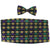 Vittorio Farina Mardi Gras Cummerbund and Bow Tie Set by Classy Cufflinks - CUMMERBUND-MARDI2 - Classy Cufflinks