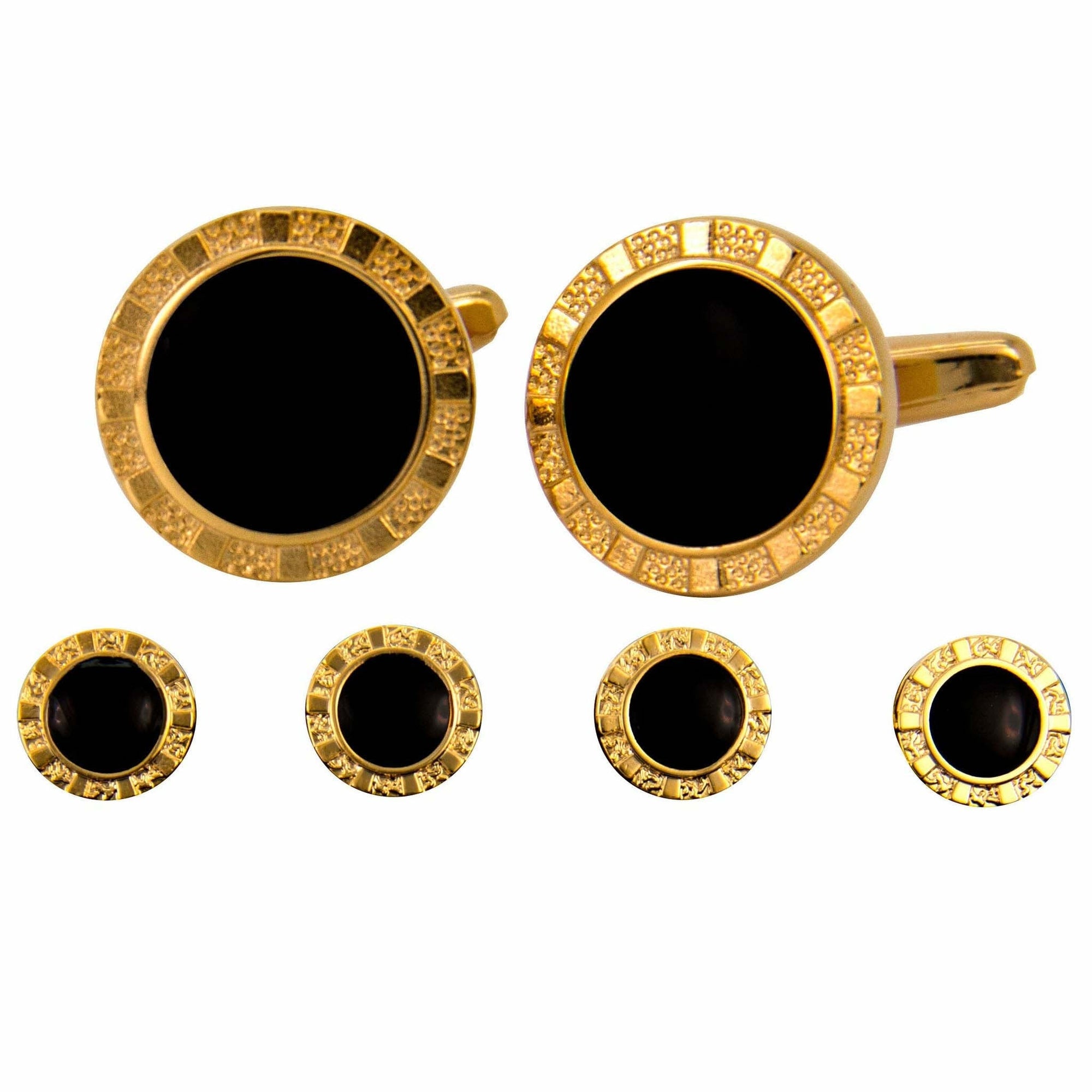 Vittorio Vico Gold Cufflinks & Stud Sets