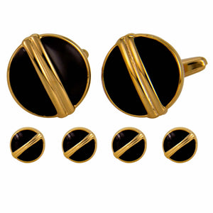 Vittorio Vico Gold Cufflinks & Stud Sets by Classy Cufflinks