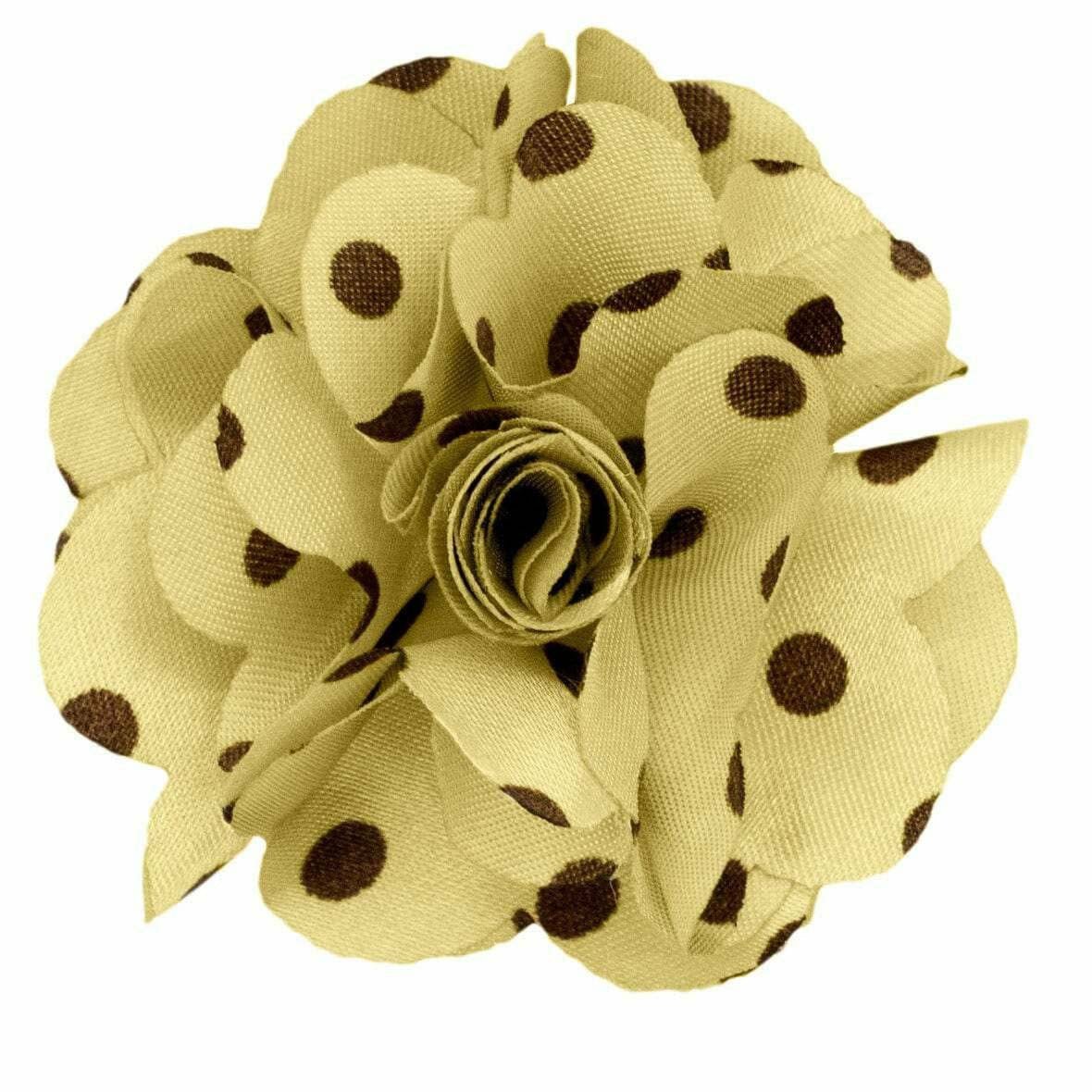Vittorio Vico Men's Formal Polka Dot Flower Lapel Pin: Flower Pin Suit Accessories Pins for Suit or Tuxedo