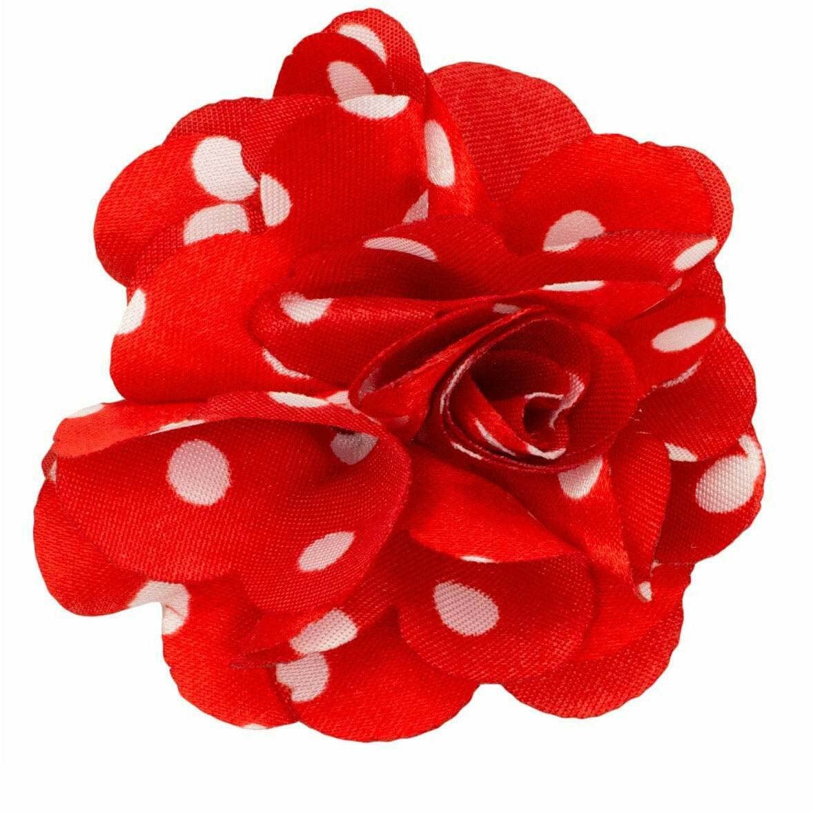 GoTie Red Twist Flower Lapel Pin, Women's, Size: One size, Grey Type