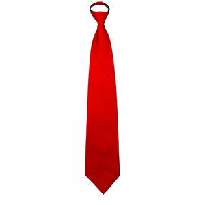 Vittorio Farina Solid Satin Zipper Necktie by Classy Cufflinks