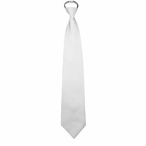 Vittorio Farina Solid Satin Zipper Necktie by Classy Cufflinks