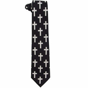 Vittorio Farina Religious Necktie & Pocket Square by Classy Cufflinks