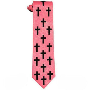 Vittorio Farina Religious Necktie & Pocket Square by Classy Cufflinks