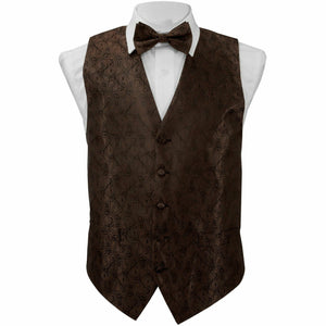 Vittorio Farina Paisley Vest Set (Black back) by Classy Cufflinks