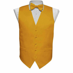 Vittorio Farina Solid Satin Vest Set (Black back) Var. 02 by Classy Cufflinks - Classy Cufflinks