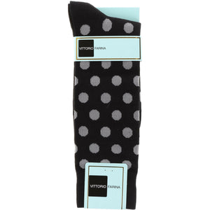 Vittorio Farina Men's Polka Dot Designer Socks by Classy Cufflinks