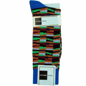 Vittorio Farina Men's Crazy Stripe Designer Socks by Classy Cufflinks