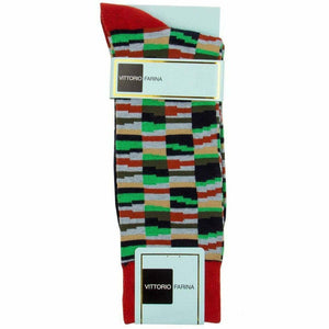 Vittorio Farina Men's Crazy Stripe Designer Socks by Classy Cufflinks