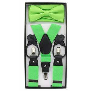 Vittorio Vico Gift Box (Suspender, Bow Tie & Pocket Square Set) by Classy Cufflinks