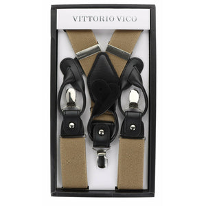 Vittorio Farina Men's Vibrant Colorful Convertible Suspender by Classy Cufflinks