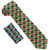 Vittorio Farina Mardi Gras Necktie & Handkerchief by Classy Cufflinks - TIE-MARDI#6 - Classy Cufflinks