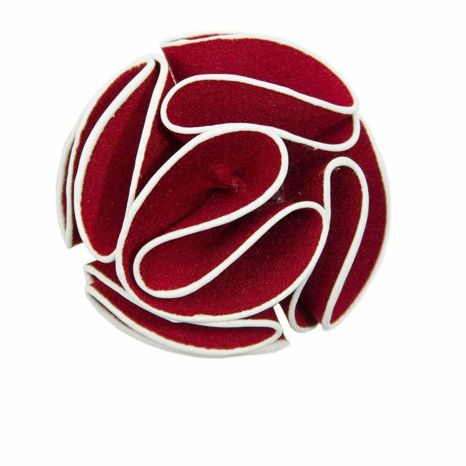 Vittorio Vico Men's Formal Trim Rose Flower Lapel Pin