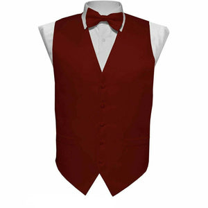 Vittorio Farina Solid Satin Vest Set (Black back) Var. 03 by Classy Cufflinks - vest_plain_BB_rosegold_XS - Classy Cufflinks